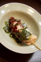 Octopus with Basil Sauce