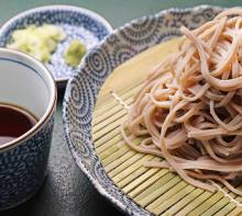 Chilled buckwheat noodles without broth