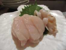 Scallop sashimi