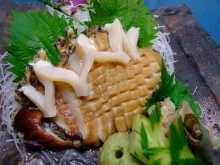 Abalone sashimi