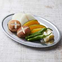 Assortment of fried vegetables (4 kinds)