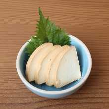 Cream cheese marinated in soy sauce