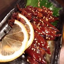 Firefly squid pickled in soy sauce