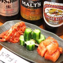 Assorted kimchi