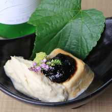 Miso-marinated cream cheese