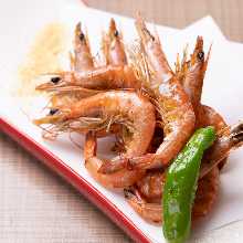 Fried prawns