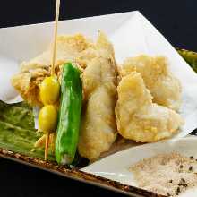 Fried pufferfish