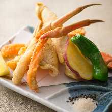 Deep-fried crab