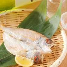 Lightly-dried rosy seabass