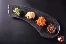 Assorted namul Platter