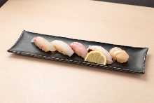 Assorted nigiri sushi, 5 kinds