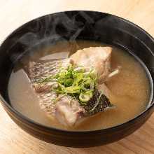 Fish stock soup