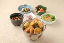 Tempura rice bowl