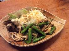 Asparagus saute