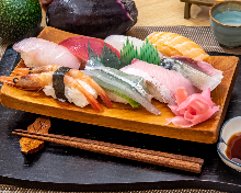 Assorted nigiri sushi