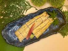 Grilled eel without seasoning
