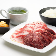 Kalbi and Specialty Halami Set Meal