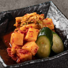 Assorted kimchi