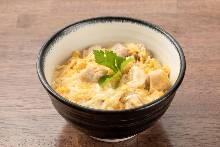 "Oyako" chicken and egg rice bowl