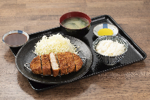 Pork cutlet meal set