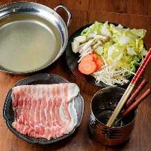 Pork shabu-shabu