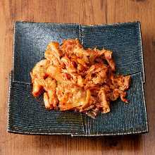 Stir-fried pork with kimchi