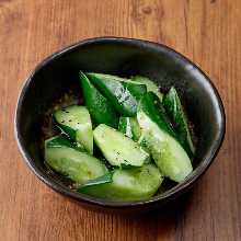 Smashed cucumber salad