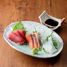 Assorted sashimi, 3 kinds