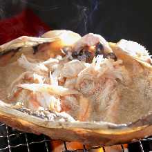 Steamed Crab Shell