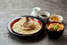 Zaru Soba and Mini Donburi Set Meal
