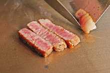 Wagyu beef steak set
