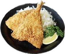 Deep-fried horse mackerel