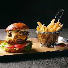 Caramelized Mushroom Burger