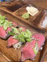 Roast beef sushi