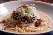 Chinese noodles in Sichuan-style sesame paste soup