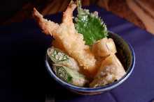 Tempura rice bowl