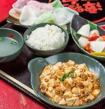 Mapo tofu meal set