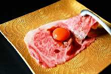 Wagyu sirloin tartare