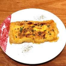 Thin fried cheese grilled sake stolen