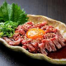 Wagyu beef steak tartare