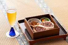 Wagyu steak sandwich (drink set)