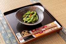 Garlic green soybeans