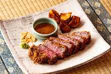 Premium Wagyu Beef Cutlet Plate (with bread or rice)