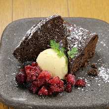 Moist and rich brownie