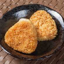 Grilled rice ball