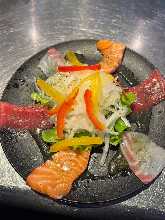 Seafood Carpaccio salad