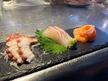 Assorted sashimi, 3 kinds