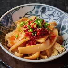 Spicy fermented bamboo shoots