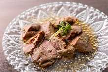 Chicken liver confit