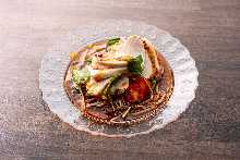 Spicy chicken set meal